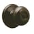 Schlage F170GEO716 Georgian Dummy Knob, Aged Bronze