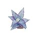 FLOWERING BROAD LEAF CLUSTER, Color: BLUE; Size: MINI (Catalog Category: Aquatics:DECORATIONS)