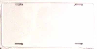 LP - 564 White Blank License Plates - X045