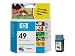 HP 49 - Cartouche d'impression - 1 x jaune, cyan, magenta - 155 pages - boitier rigide
