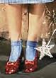 Ruby Slippers and Wand Photo Magnet