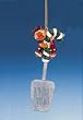 Gingerbread Kisses Girl Holding Spatula Kitchen Utensil Christmas Ornament 5"