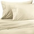 1200 Thread Count KING Size 4pc Egyptian Bed Sheet Set, Deep Pocket, TAN