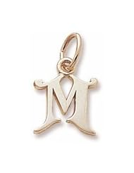 Rembrandt Charms Letter M Charm