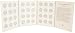 Kennedy Half Dollar Folder - 2004-2008 Volume 3