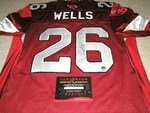 Chris Beanie Wells Autographed/Hand Signed Arizona Cardinals Authentic Reebok Jersey