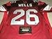 Chris Beanie Wells Autographed/Hand Signed Arizona Cardinals Authentic Reebok Jersey
