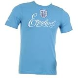 Umbro England Badge T Shirt Sky Medium