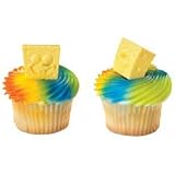 SpongeBob Cupcake Rings (12 Pack)