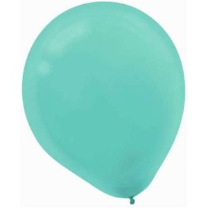 Aqua Blue Latex Balloons - 12 Inches - 15/Pack