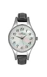AK Anne Klein Women's Leather watch #84587MPBK