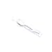 Daxwell A10000581 White Polypropylene Medium Weight Spork, Individually Wrapped (Case of 1000)