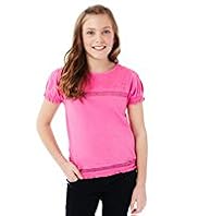 Autograph Pure Cotton Floral Embroidered & Lace Top
