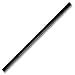 Escrima Stick, Black Polypropylene