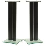 Dayton Audio SSGS24 24 Speaker Stand Pair Square Glass Base