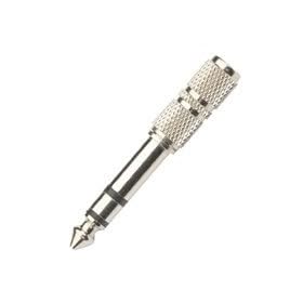 WE11108 Adaptor 6.3mm stereo plug to 3.5mm stereo jack socket
