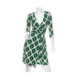 Diane von Furstenberg DVF Julian Silk Jersey Wrap Dress Size US 8