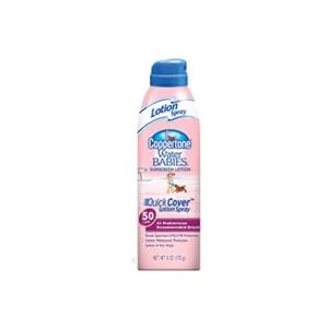 Coppertone Continuous Sunscreen Spray, Water Babies SPF 50 6 fl oz (177 ml)