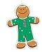 GINGERBREAD PERSON DESIGNER CUT-OUT