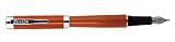 Conklin Herringbone Sun Rise Orange Fine Point Fountain Pen - CK71108-F