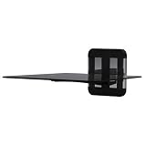 AVF ZMS1100 UNIMAX Any Wall TV and AV Accessory Shelving (Black/Silver)