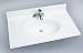 Crane Plumbing WS-1925 Doverstone Cultured Marble Lavatory Vanity Top with Recessed Sink with Overflow, White 8919-2