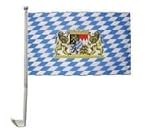 Eigenschaften Everflag  / Auto-Fahne: Bayern Wappen mit Löwen