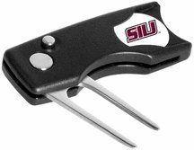 Southern Illinois Salukis Spring Action Divot Tool With Golf Ball Marker Of 2)