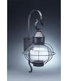 Northeast Lantern 2541-DAB-MED-FST-EXT Onion 1 Light Outdoor Wall Light in Dark Antique Brass with Frosted Glass glass