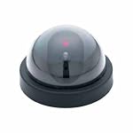 Se Fc9955 Dummy Security Camera With Dome Shape And 1 Red Flashing Light from Grace Marketing- HI