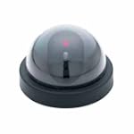 SE Dummy Security Camera, Dome Shape, 1 Red Flashing Light