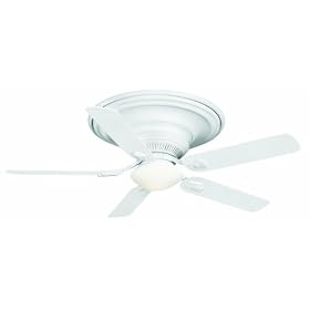 Casablanca C2M72M Silhouette II Ceiling Fan, Architectural White