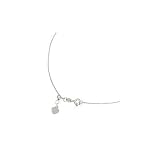 14K White Gold Cable Chain - 22''