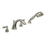 Moen Brantford T924BN Bathroom Roman Tub Faucets Brushed Nickel