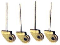 Dollhouse Miniature Furniture Rolling Casters