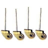 Dollhouse Miniature Furniture Rolling Casters