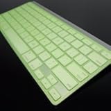 IMAGE OF Topcase Transparent Green Silicone Cover Skin for Apple Wireless Keyboard with Topcase® Mouse Pad