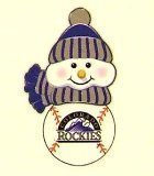 Scottish Christmas Colorado Rockies All-Star Light Up Snowmen Ornament Set