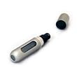 Travalo Travel Spray by Travalo Mini Travel Refillable Spray with Cap Refills from Any Fragrance Bottle (Sleek Silver) .135 oz For Men