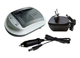 Ladegerät 230V/12V für Casio NP-20 / NP 20 / NP20| geeignet für Casio Exilim Card EX-S100 / EX-S500 / EX-S600 / EX-S600D / EX-S770 / EX-S770D / EX-S880 / EX-M1 / EX-M2 / EX-M20 / EX-S1 / EX-S2 / EX-S3 / EX-S20 / EX-Z3 / EX-Z4 / EX-Z5 / EX-Z6 / EX-Z7 / EX-Z8 / EX-Z11 / EX-Z12 / EX-Z770