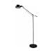 Brookfield Deluxe Natural Spectrum Swing Arm Floor Lamp in Aged Bronze