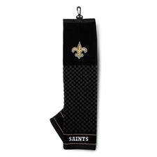Team Golf Embroidered Tri-Fold Towel - New Orleans Saints