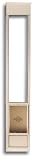 Pet Safe Lrg Deluxe Pnl 5 Rise - White Frame - Fits patio doors 92 - 96