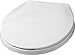 Lift-Off Plastic Round Toilet Seat Finish: White