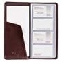Avenues Vinyl Executive Card File, Burgundy