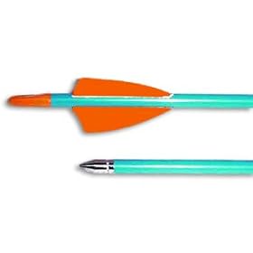 One Dozen 26 Standard Practice Cedar Wood Archery Arrows (Assorted Colors) by Archery gear