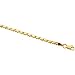 14K Yellow Gold Mirror Heart Chain - 18 inches
