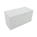 Southern Champion Tray 0924 Clay Coated Kraft Paperboard White Non Window Lock Corner Bakery Box, 8" Length x 4" Width x 4" Height (Case of 250)