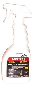 3 pack of Ovitrol Plus Flea, Tick & Bot Spray 16 oz Trigger Spray