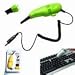 CablesToBuy™ Black USB Powered Mini Vacuum Cleaner